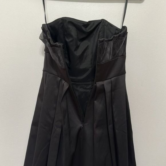 WHBM Strapless Pleated Mini Formal Dress Size 00 - Picture 5 of 7